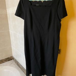 Talbots black dress sz 14 worn once